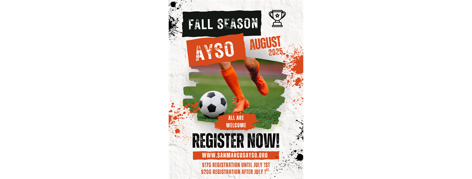 Fall Registration is OPEN!